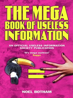 The Mega Book of Useless Information - ebook